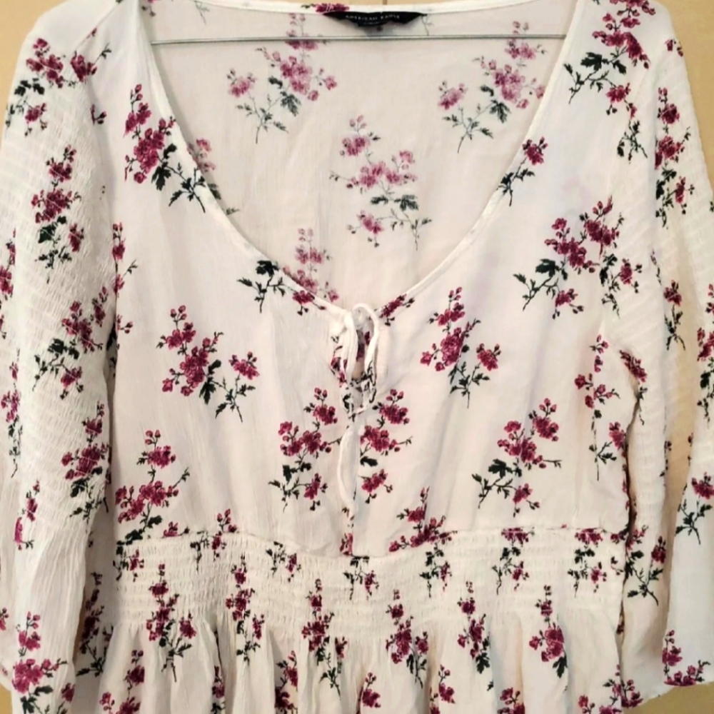 American eagle peplum top